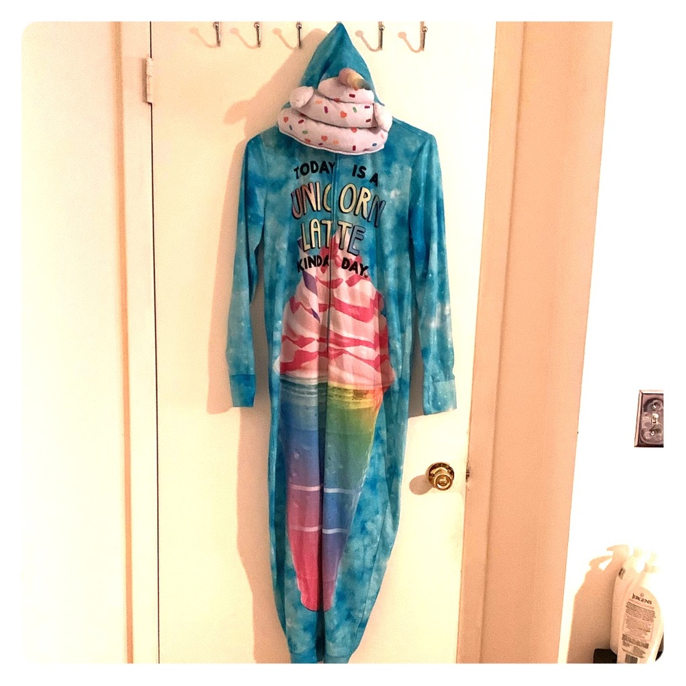 Justice Girl’s Unicorn Latte Onesie